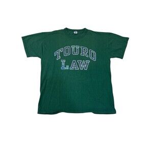 Vintage 90s Touro Law Russell Athletic T‎ Shirt Size XL Made In USA